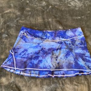 Lululemon tie dyed skirt